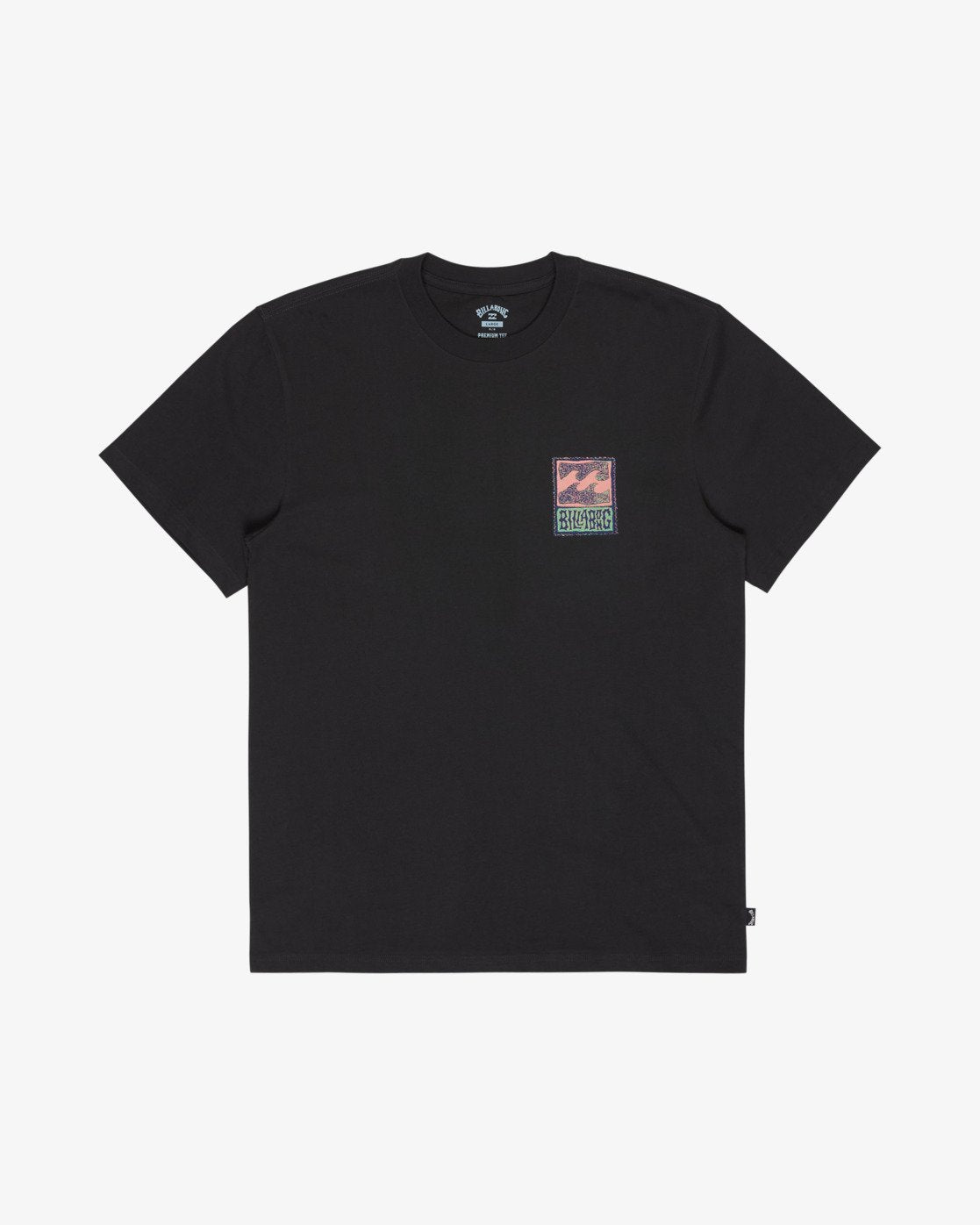 Billabong Stamp T-Shirt-Washed Black