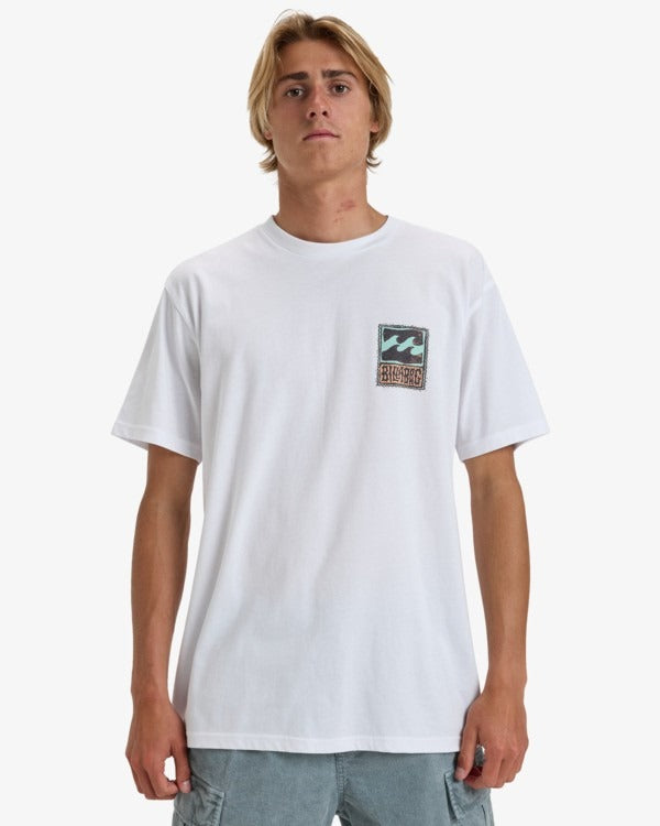 Billabong Stamp T-Shirt-White | Billabong | - Northshore Newquay - Surf/Skate Shop