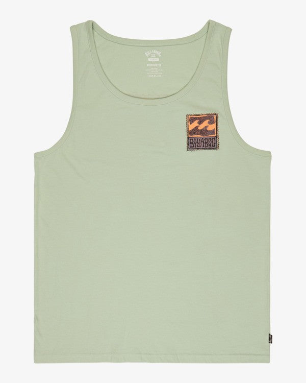 Billabong Stamp Vest-Vintage Green XXL | Billabong | - Northshore Newquay - Surf/Skate Shop