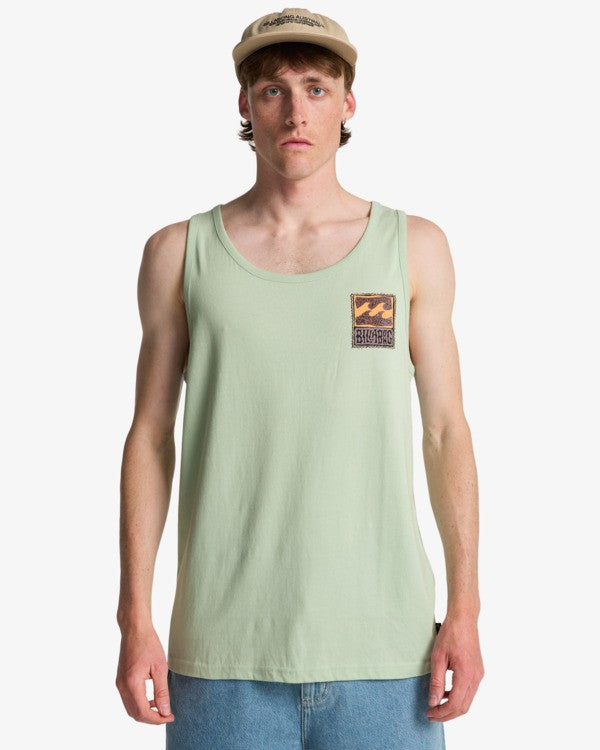 Billabong Stamp Vest-Vintage Green | Billabong | - Northshore Newquay - Surf/Skate Shop