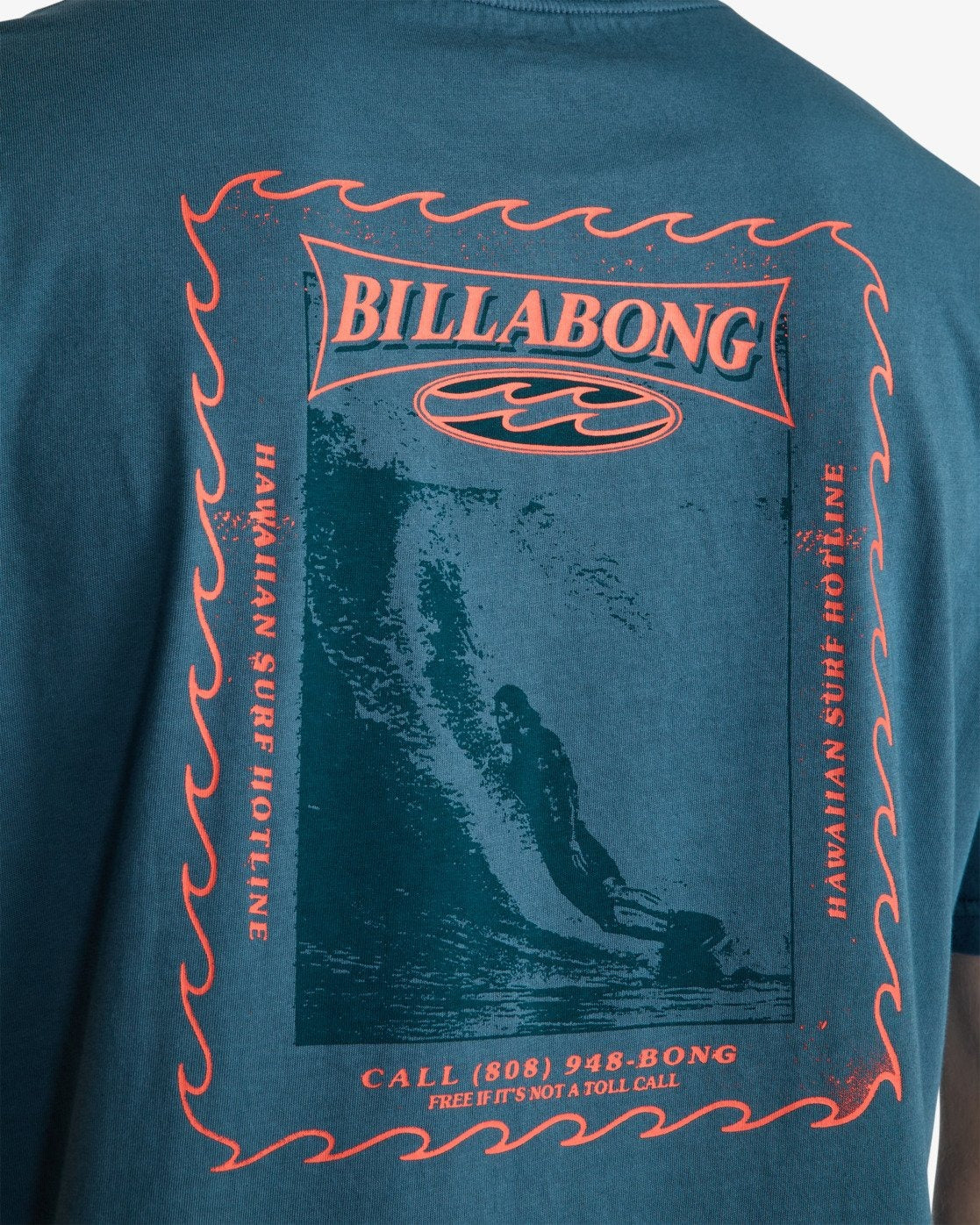 Billabong Since 73 Poster T-Shirt-Real Teal | Billabong | - Northshore Newquay - Surf/Skate Shop