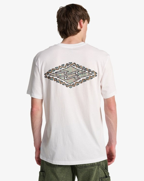 Billabong Crayon Wave T-Shirt-White | Billabong | - Northshore Newquay - Surf/Skate Shop