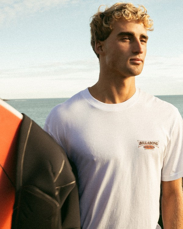 Billabong Burleigh T-Shirt-White | Billabong | - Northshore Newquay - Surf/Skate Shop