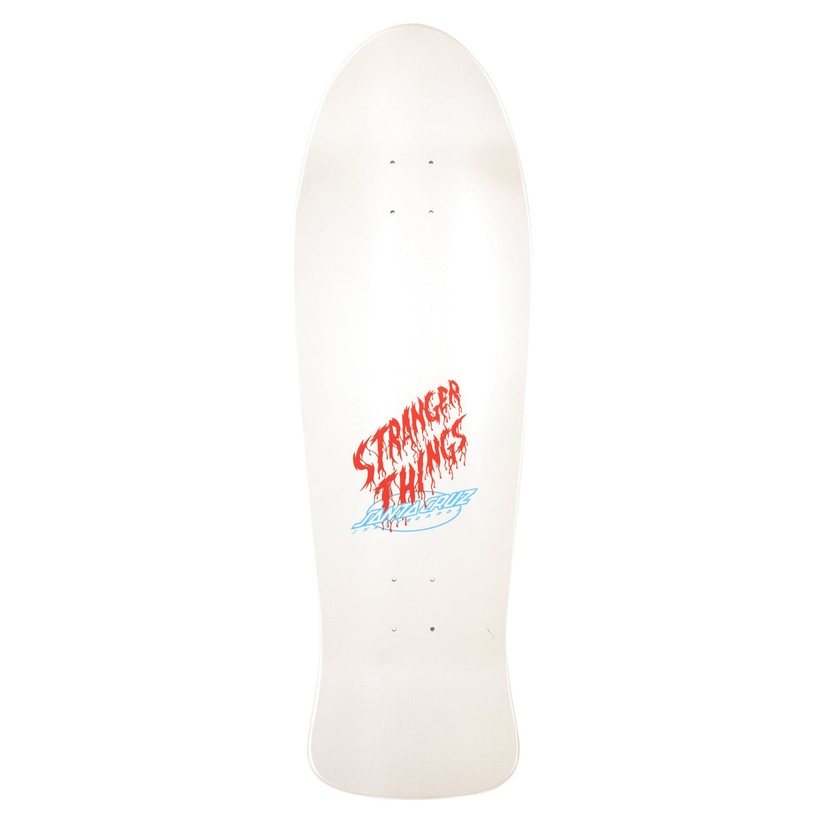 Santa Cruz Meek Slasher/Stranger Things Eddie Deck-White | Santa Cruz | Deck - Northshore Newquay - Surf/Skate Shop