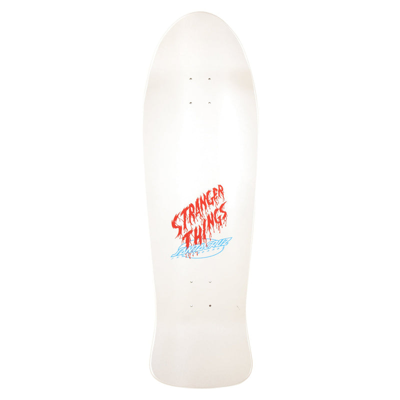 Santa Cruz Meek Slasher/Stranger Things Eddie Deck-White | Santa Cruz | Deck - Northshore Newquay - Surf/Skate Shop