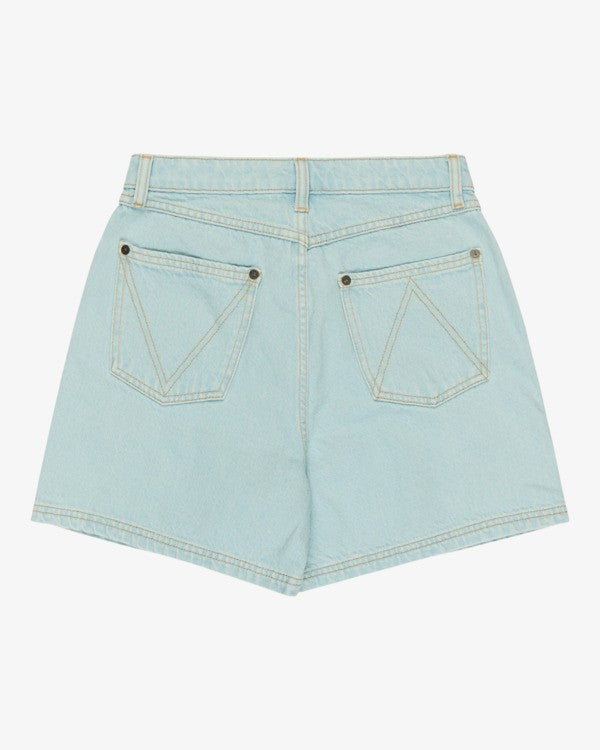 RVCA Women's Coco Denim Shorts-Light Bleach | RVCA | - Northshore Newquay - Surf/Skate Shop
