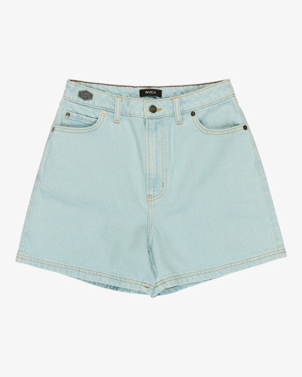 RVCA Women's Coco Denim Shorts-Light Bleach | RVCA | - Northshore Newquay - Surf/Skate Shop