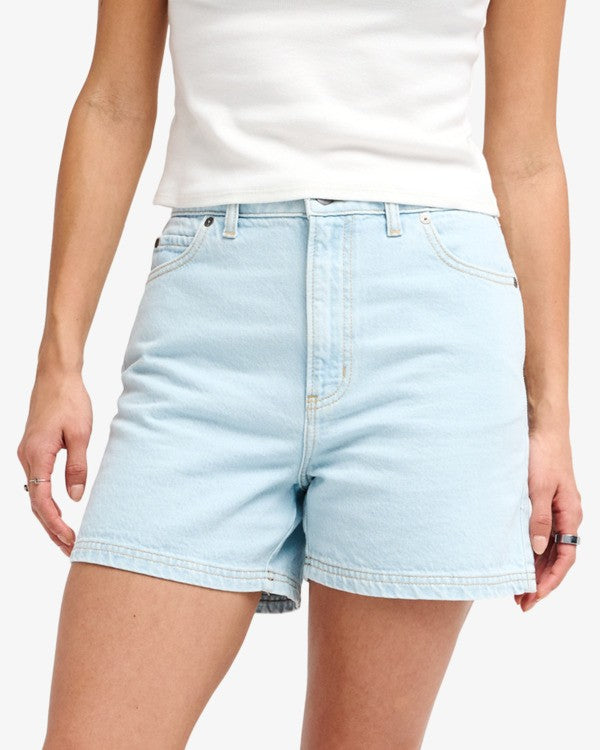 RVCA Women's Coco Denim Shorts-Light Bleach | RVCA | - Northshore Newquay - Surf/Skate Shop
