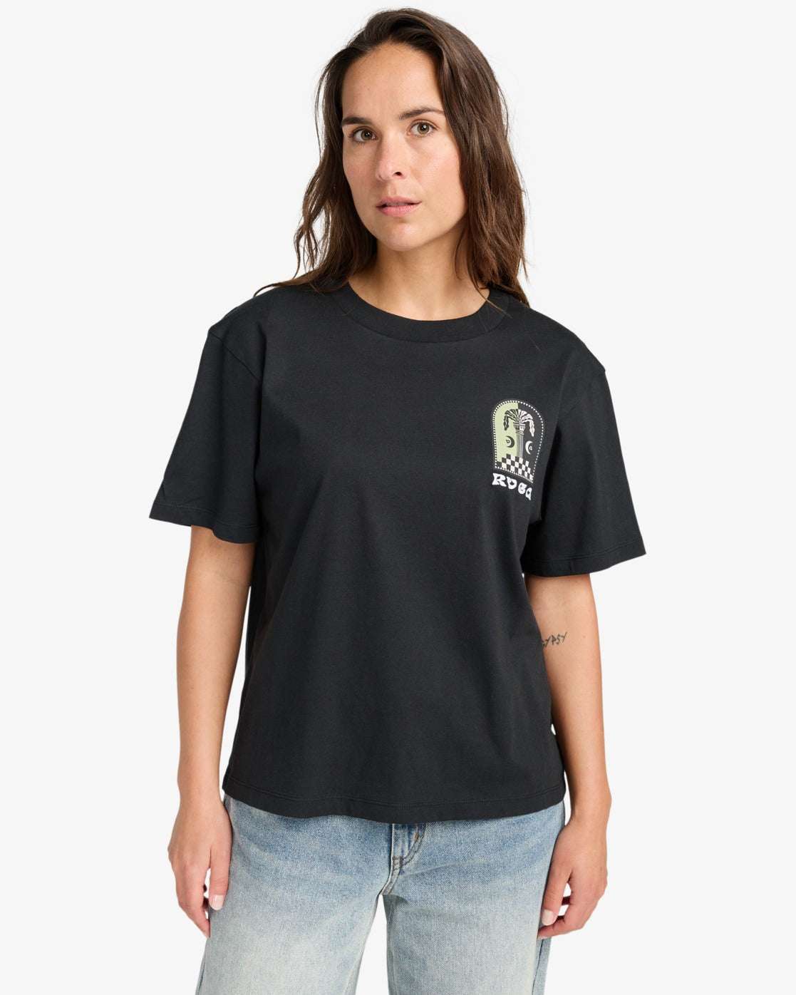 RVCA Column Tshirt-Black | RVCA | T Shirt