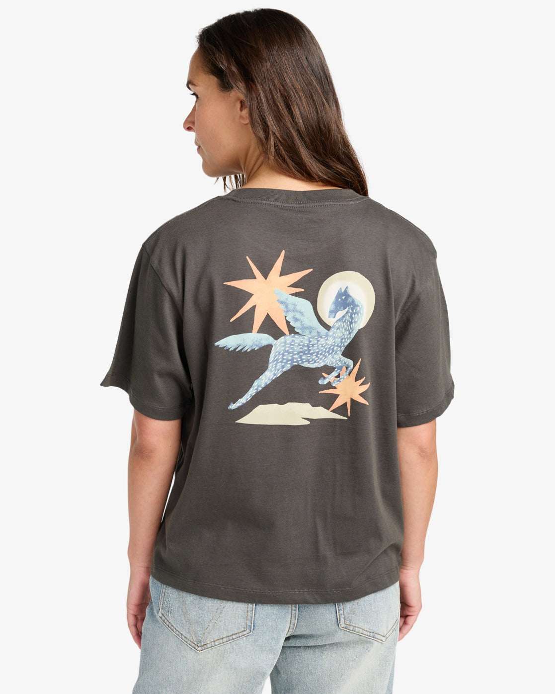 RVCA Pegasus Tshirt-Pirate Black | RVCA | - Northshore Newquay - Surf/Skate