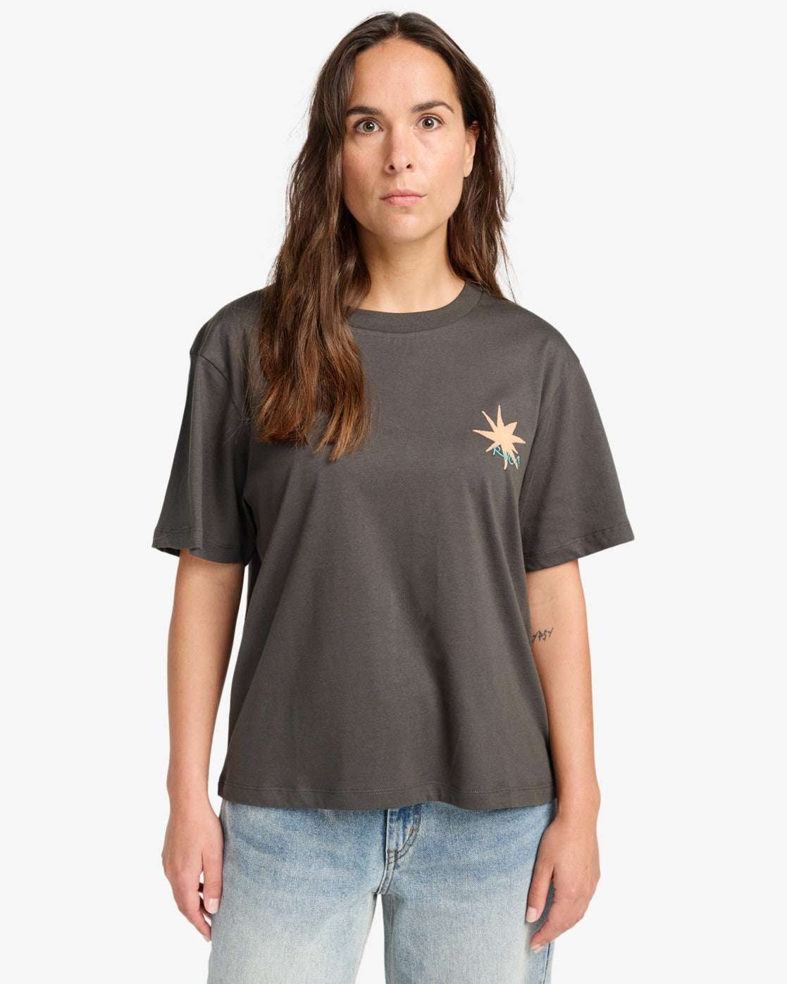 RVCA Pegasus Tshirt-Pirate Black | RVCA | - Northshore Newquay - Surf/Skate