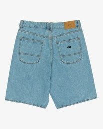 RVCA Men's Skate Denim Shorts-Bleach Wash | RVCA | - Northshore Newquay - Surf/Skate Shop
