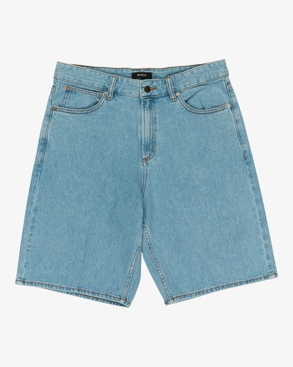 RVCA Men's Skate Denim Shorts-Bleach Wash | RVCA | - Northshore Newquay - Surf/Skate Shop