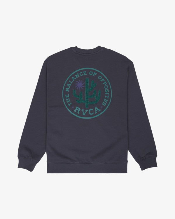 RVCA Sanctum Sweatshirt-Garage Blue