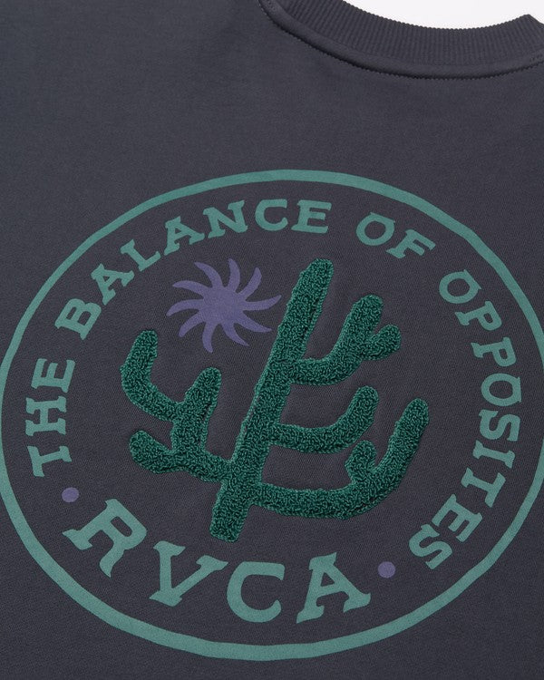 RVCA Sanctum Sweatshirt-Garage Blue