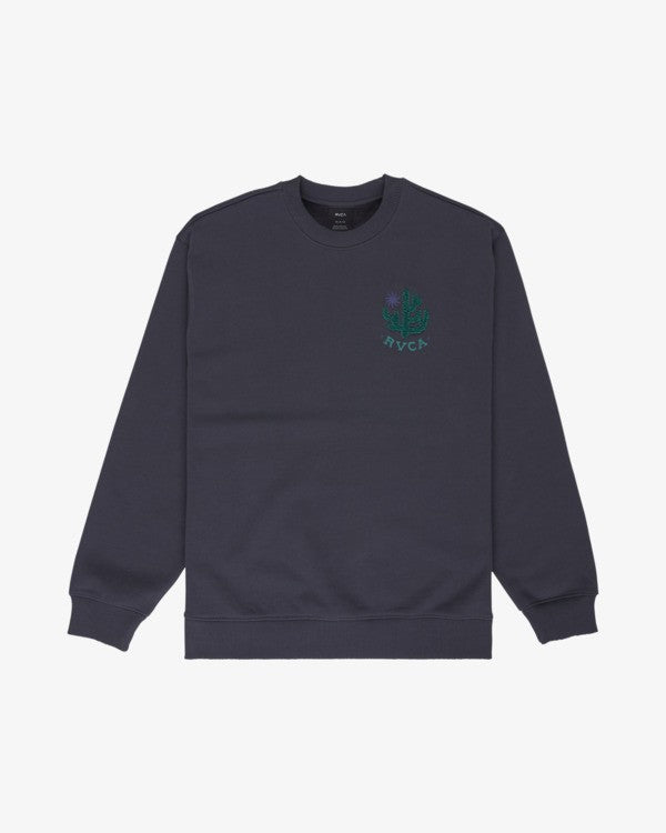 RVCA Sanctum Sweatshirt-Garage Blue