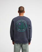 RVCA Sanctum Sweatshirt-Garage Blue