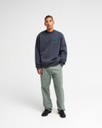 RVCA Sanctum Sweatshirt-Garage Blue