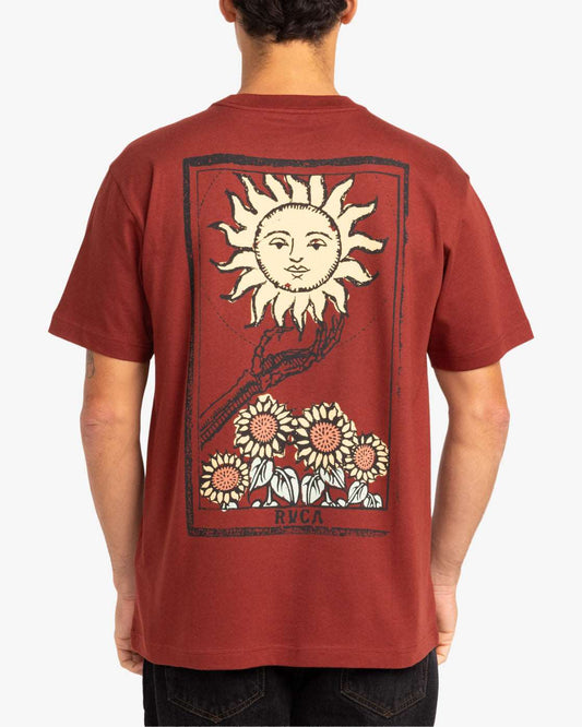 RVCA Sunflower Tarrot T-shirt-Red Earth | RVCA |
