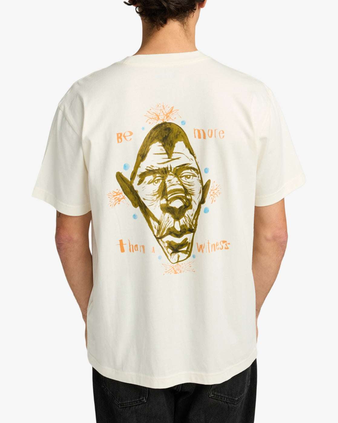 RVCA Jacobs VA T-shirt-Antique white | RVCA |