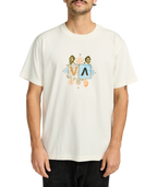 RVCA Jacobs VA T-shirt-Antique white | RVCA |