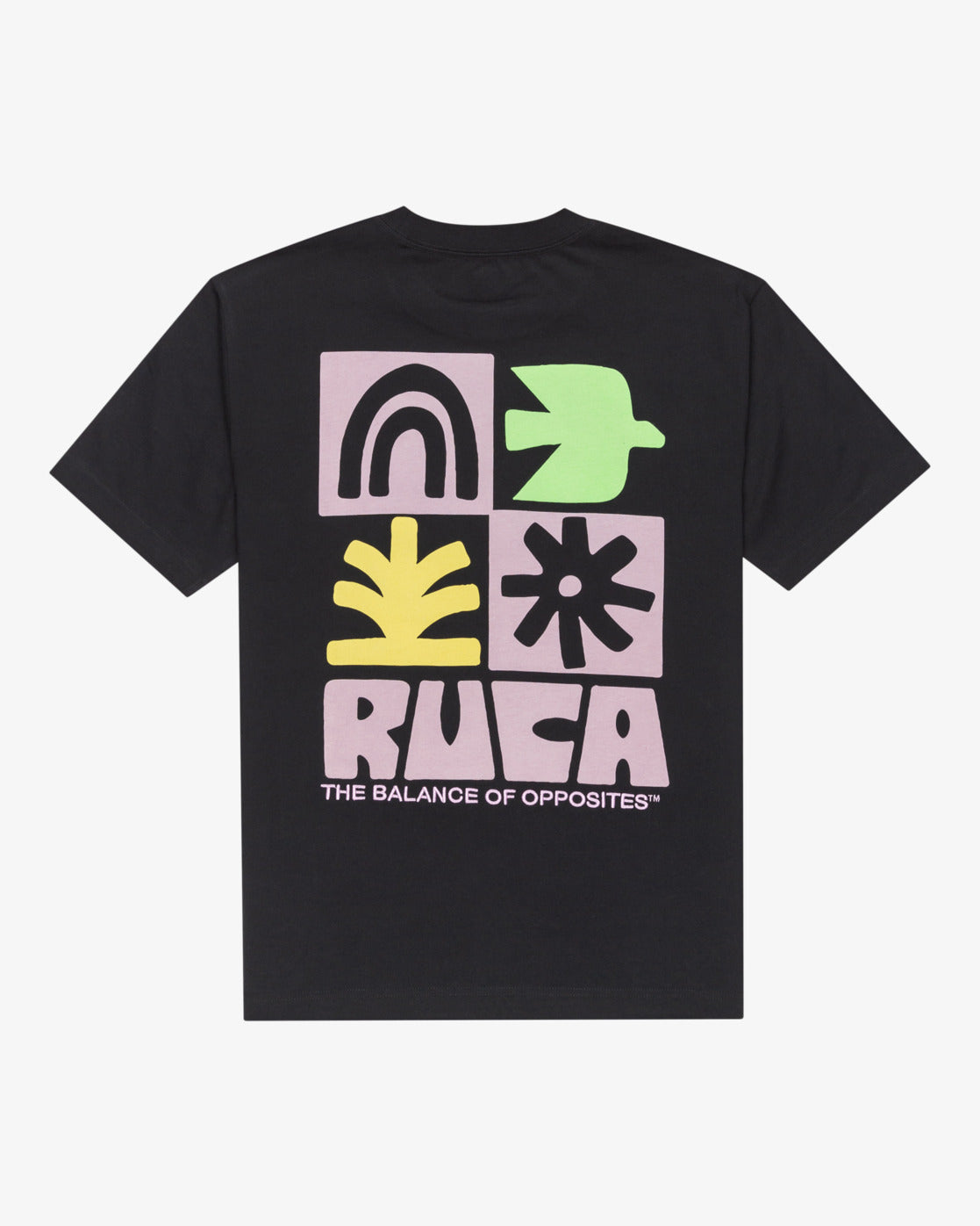 RVCA Men's Mosaic Tshirt - Black | RVCA | T Shirt
