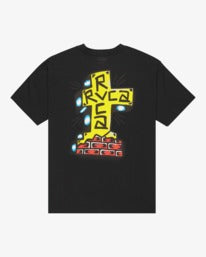RVCA Barba Cross T-shirt-Black | RVCA | - Northshore Newquay - Surf/Skate Shop