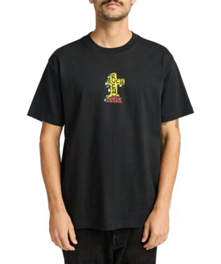 RVCA Barba Cross T-shirt-Black | RVCA | - Northshore Newquay - Surf/Skate Shop