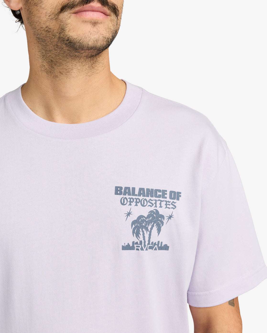 RVCA After Hours T-Shirt-Pastel Lilac | RVCA | T Shirt
