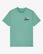 RVCA Palm Trail Tshirt-Bottle Green | RVCA |