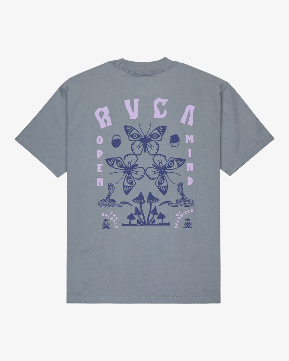 RVCA Butterfly Poster T-Shirt-Flint Stone | RVCA | T Shirt - Northshore Newquay - Surf/Skate