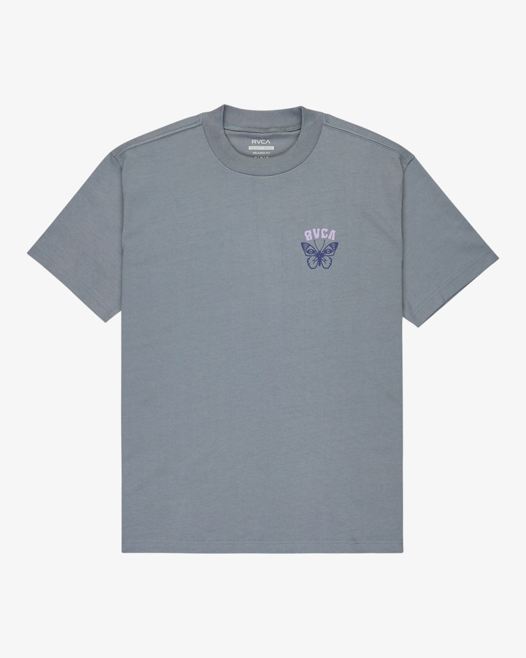 RVCA Butterfly Poster T-Shirt-Flint Stone | RVCA | T Shirt - Northshore Newquay - Surf/Skate