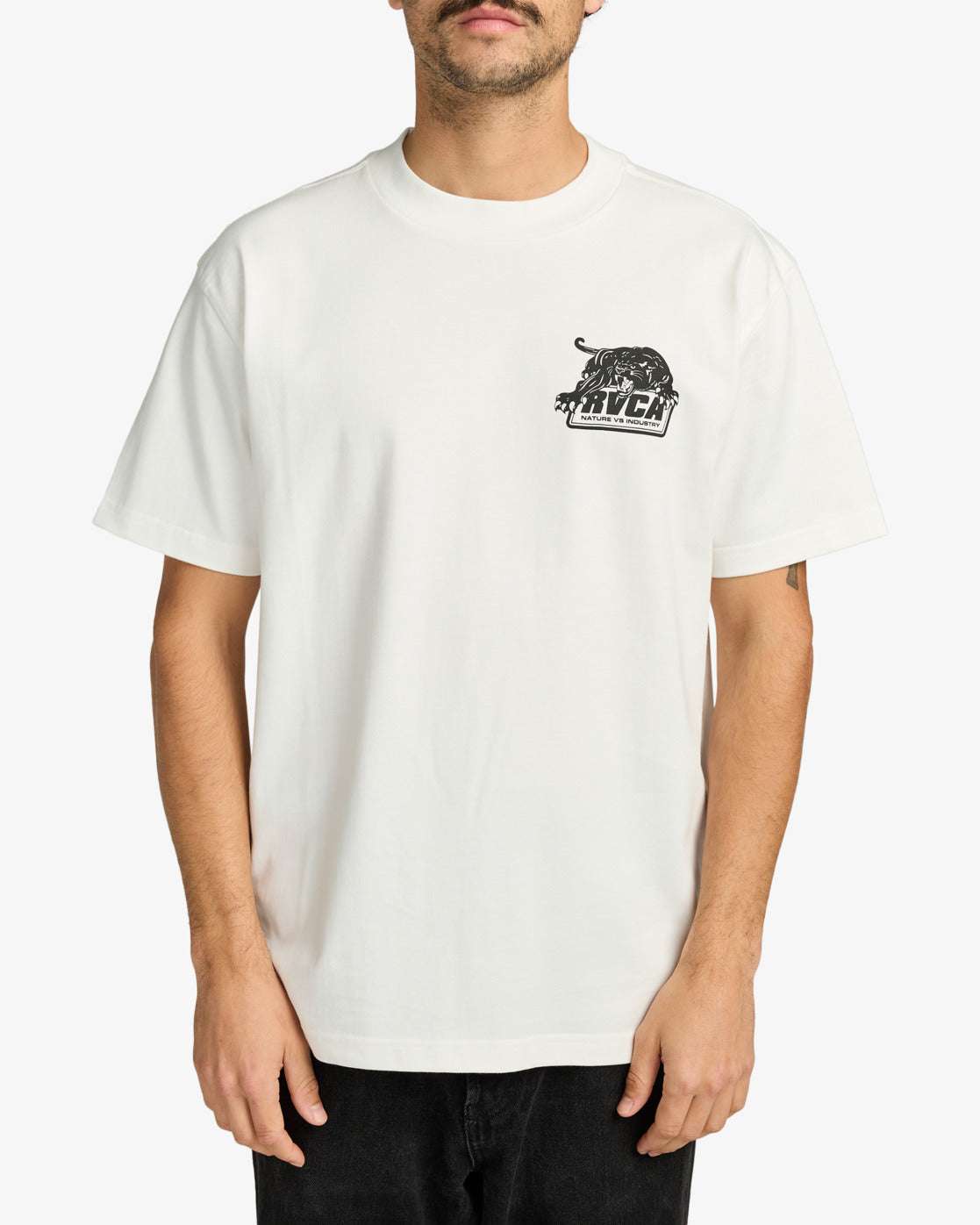 RVCA Penstation T-Shirt-Salt | RVCA | T Shirt