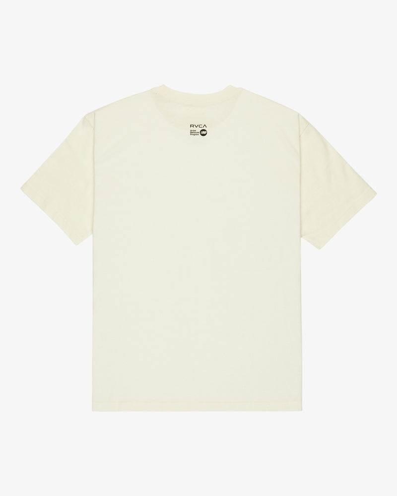 RVCA You're Still Here T-Shirt-Antique White | RVCA | T Shirt - Northshore Newquay - Surf/Skate Shop
