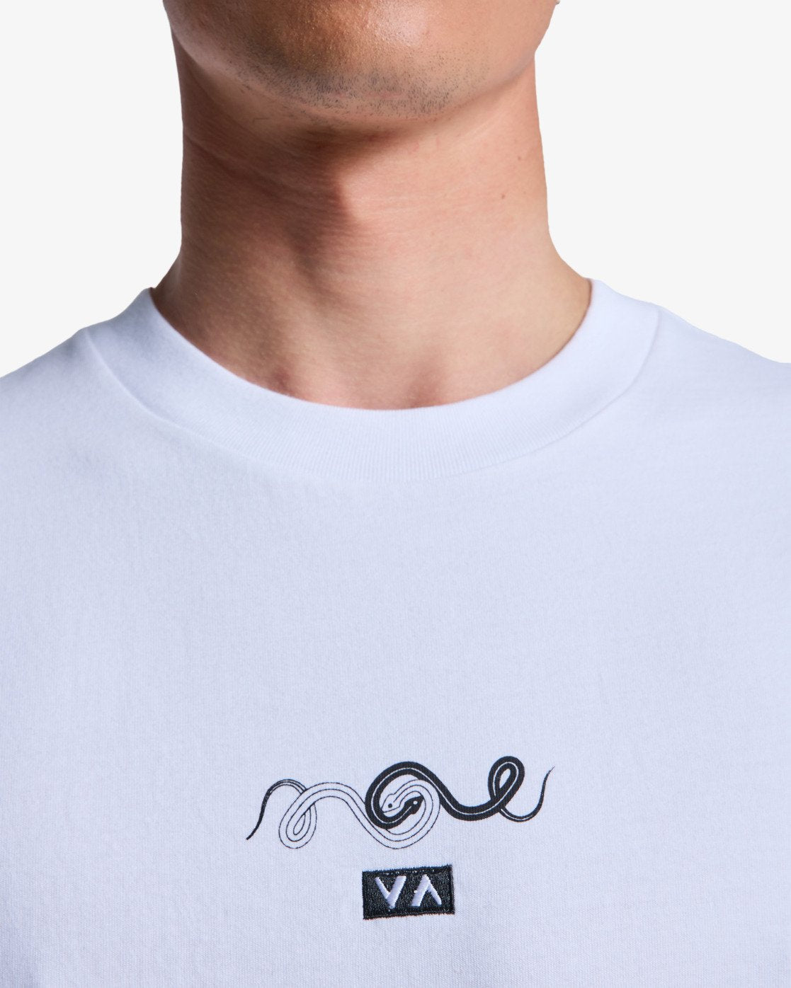 RVCA Amaze Snake T-Shirt-White | RVCA | - Northshore Newquay - Surf/Skate Shop