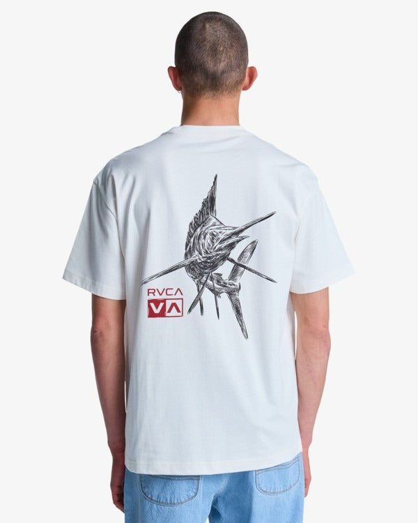 RVCA Horton Florida T-shirt-Antique White | RVCA | - Northshore Newquay - Surf/Skate Shop