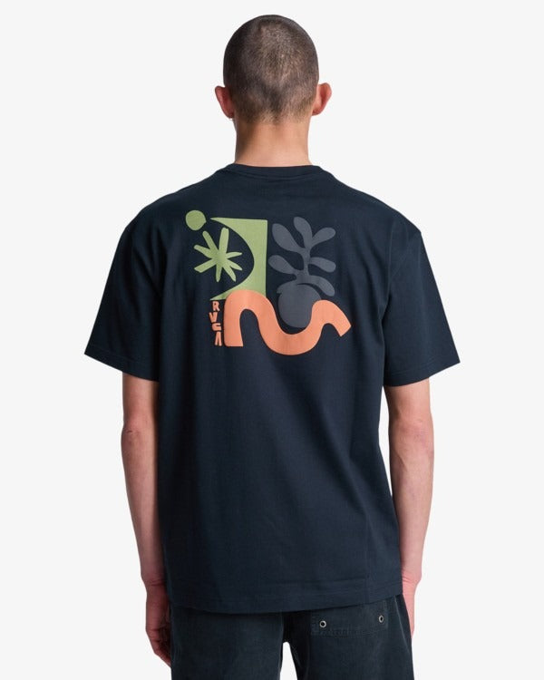 RVCA Cut Out T-Shirt-Black | RVCA | - Northshore Newquay - Surf/Skate Shop