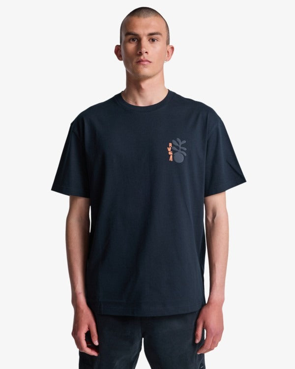 RVCA Cut Out T-Shirt-Black | RVCA | - Northshore Newquay - Surf/Skate Shop