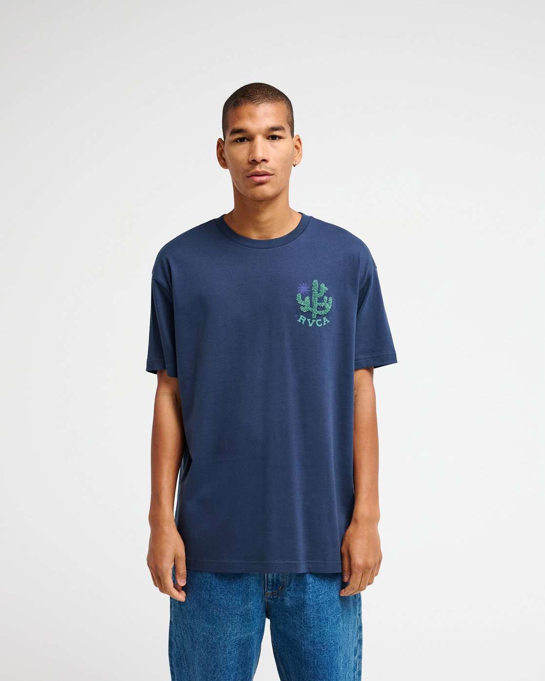 RVCA Sanctum-Moody Blue | RVCA | - Northshore Newquay - Surf/Skate Shop