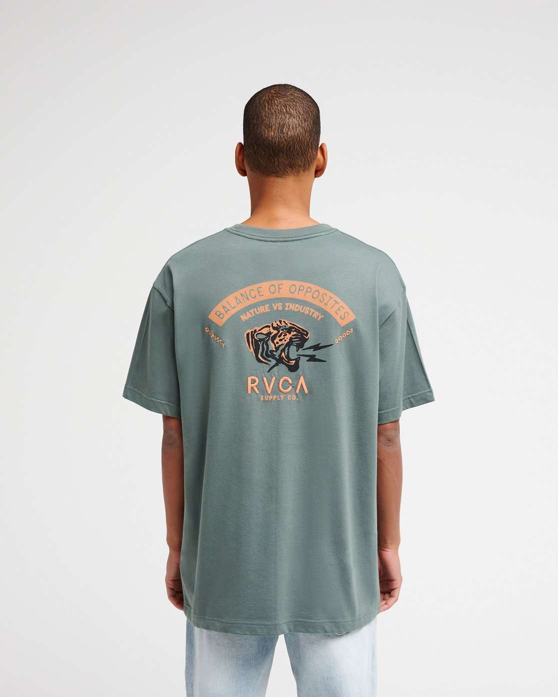 RVCA Bengal Supply T-Shirt-Balsam Green | RVCA | - Northshore Newquay - Surf/Skate Shop