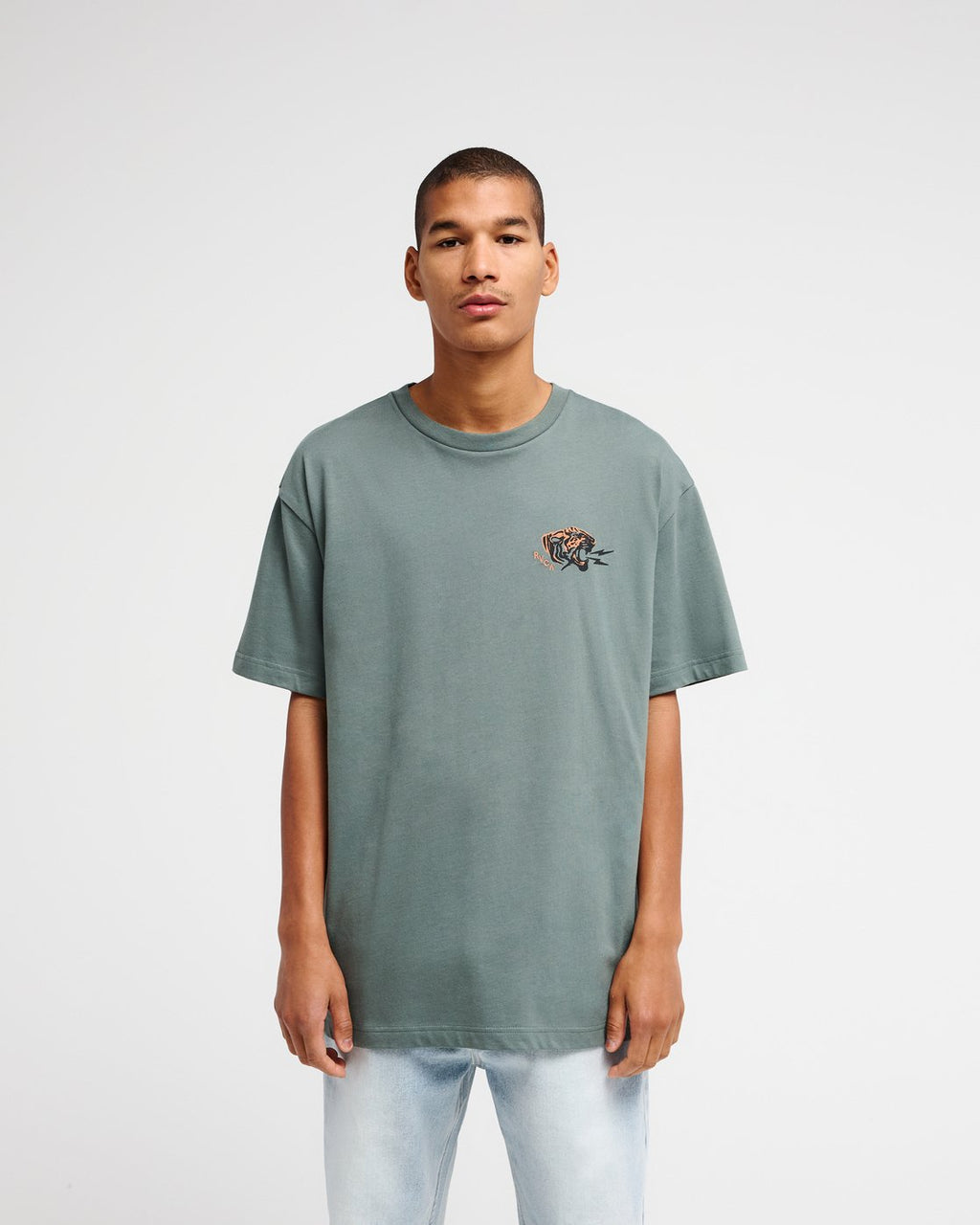 RVCA Bengal Supply T-Shirt-Balsam Green | RVCA | - Northshore Newquay - Surf/Skate Shop
