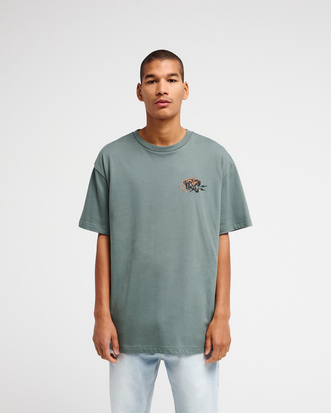 RVCA Bengal Supply T-Shirt-Balsam Green | RVCA | - Northshore Newquay - Surf/Skate Shop