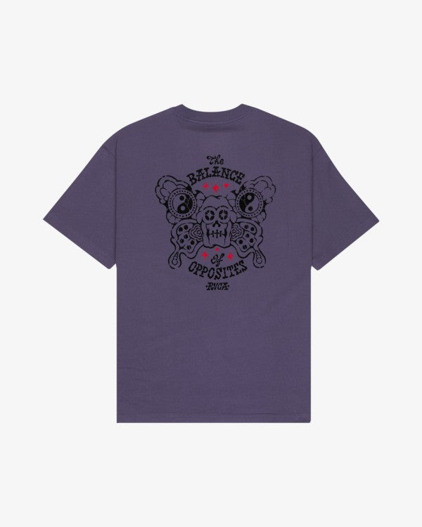 RVCA Dalas Balance Tee-Purple