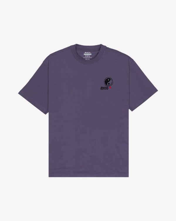 RVCA Dalas Balance Tee-Purple