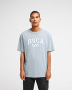 RVCA Emblem T-Shirt-Monument | RVCA | - Northshore Newquay - Surf/Skate Shop