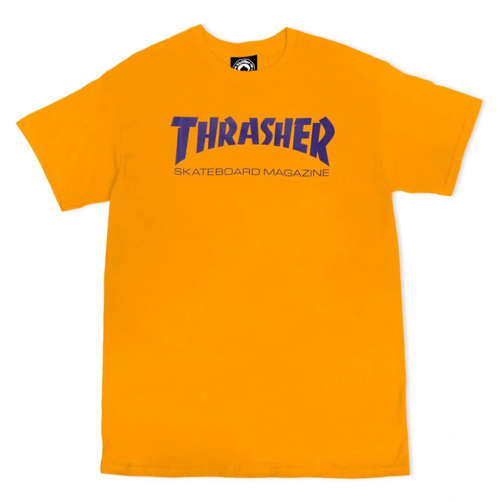 Thrasher Skate Mag T-shirt-Gold | Thrasher | - Northshore Newquay - Surf/Skate