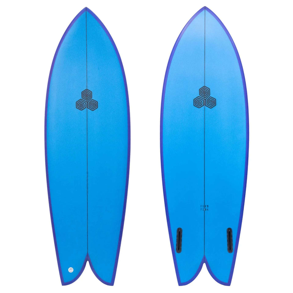 Channel Islands Feb's Fish surfboard - Red or Blue Blue | Channel Islands Surfboards | surfboard - Northshore Newquay - Surf/Skate Shop