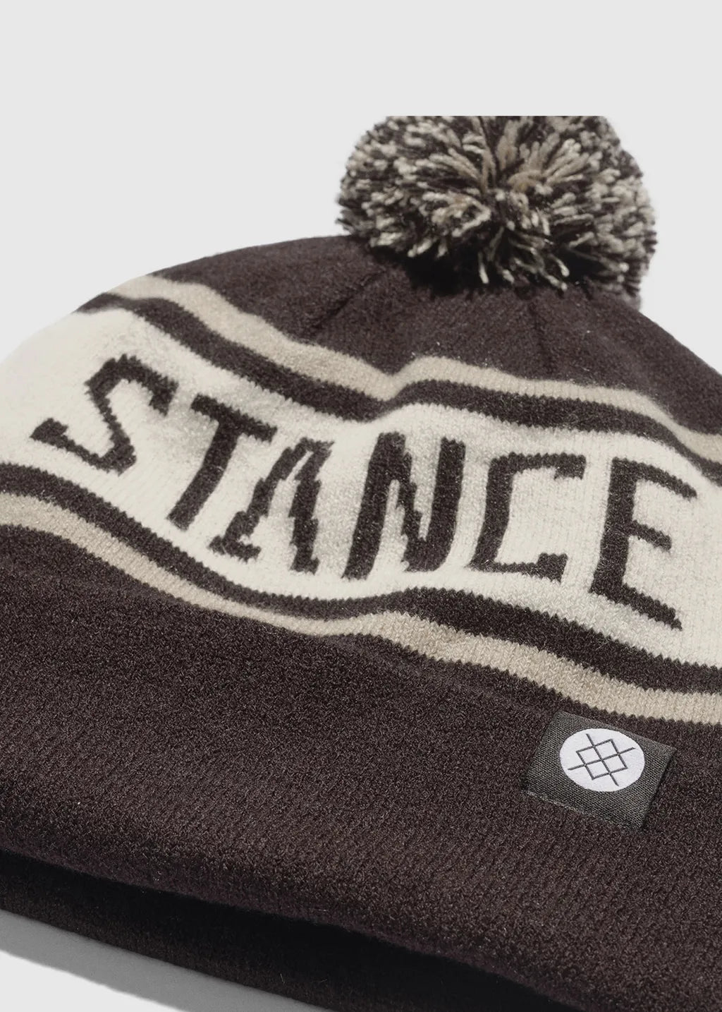 Stance OG POM BEANIE-Black/White