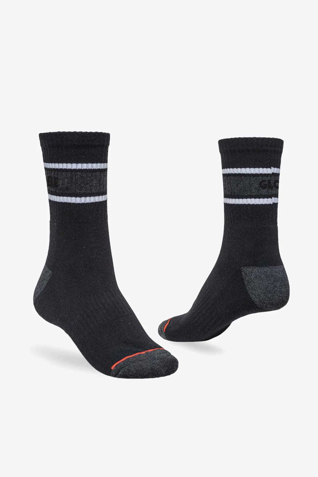 Globe Triple Stripe Crew Sock 5 Pack - Assorted | Globe | Sports socks - Northshore Newquay - Surf/Skate Shop