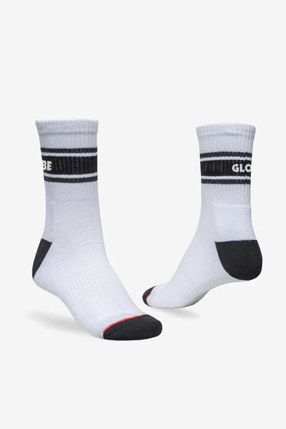 Globe Triple Stripe Crew Sock 5 Pack - Assorted | Globe | Sports socks